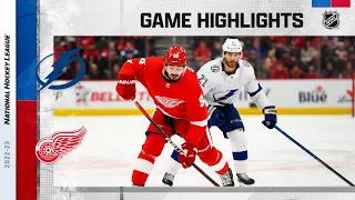 Lightning @ Red Wings 2/25 | NHL Highlights 2023