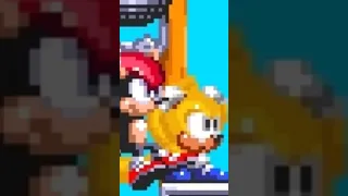 sonic 1 forever cartoony mayhem chipi chipi chapa chapa and mighty and ray in sonic 3 air at the end