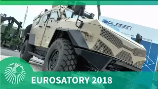 Eurosatory 2018: Plasan's 4 GEN Sandcat 4x4 armoured vehicle