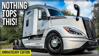 TOP of the LINE HDT RV Hauler FULL TOUR! // 2024 Kenworth T680 100th Anniversary Edition