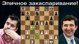 В.Крамник - Я.Непомнящий 💥 Эпичная АТАКА! Шахматы