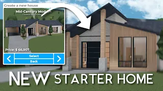 I built a NEW starter home for bloxburg...