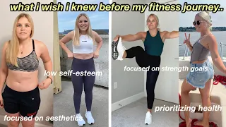 5 THINGS I WISH I KNEW BEFORE MY FITNESS JOURNEY (weight loss + health tips that actually work)