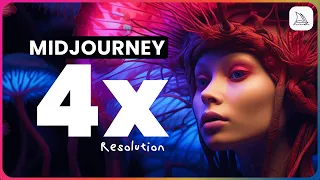 Midjourney's NEW 4x Resolution Upscalers Explained