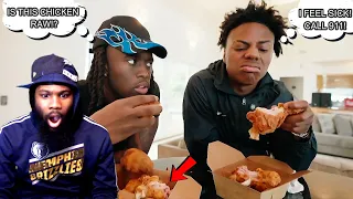 Kai Cenat First Time Cooking With IShowSpeed! THEY EATING RAW CHICKEN!!! Is Speed OK!? Reaction