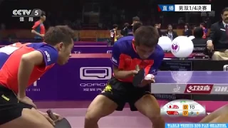 XU Xin /Zhang Jike vs Morizono Masataka /Oshima Yuya - Highlights - WTTC