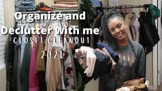 2021 Closet Clean Out | Organize & Declutter My Closet With Me!