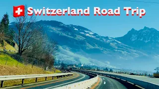 Switzerland 4k , Road trip  Canton Schwyz to Lugano