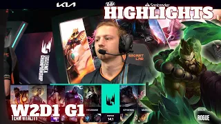 VIT vs RGE - Highlights | Week 2 Day 1 LEC Winter 2024 | Vitality vs Rogue W2D1