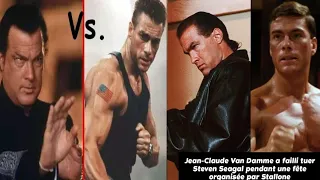 jean Claude Vandamme a failli tué Steven Seagal pendant une fête organisée par Sylvester Stallone.