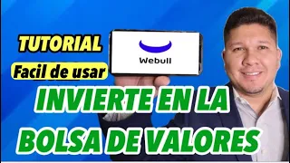 Cómo comprar y vender acciones para GANAR dinero con WEBULL. Tutorial completo 2022