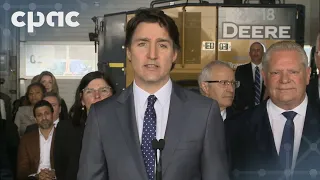 PM Trudeau on Asahi Kasei’s EV battery separator plant in Port Colborne, Ont.  – May 14, 2024