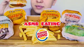 🍔ASMR EATING BURGERS🍔|🍔АСМР ИТИНГ БУРГЕРЫ🍔|ФРИ|BURGERS|FRIES|BURGER-KING|GRECHKA RUSSIAN ASMR EATING