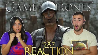 Game of Thrones 5x7 REACTION and REVIEW | FIRST TIME Watching!! | 'The Gift'
