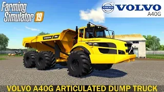 Farming Simulator 19 - VOLVO A40G ARTICULATED DUMP TRUCK