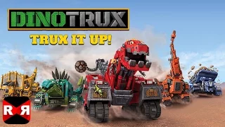 Dinotrux: Trux It Up! - dinosaurs, trucks, cranes and dozers for kids - iOS / Android Gameplay Video