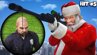Santa Becomes a FREE Hitman in GTA 5 RP...
