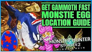 Gammoth Monstie Egg Location - Easy Royal Monster Defeat & Retreat - Monster Hunter Stories 2!