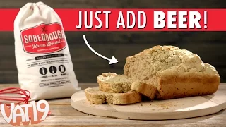 Soberdough Mix + Beer = The easiest, most delicious beer bread