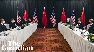 US and China officials publicly rebuke each other in first in-person talks of Biden era