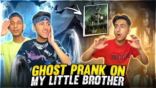 Ghost Prank On My Little Brother | Prank Gone Wrong 😭  | A_s Gaming - Garena Free Fire