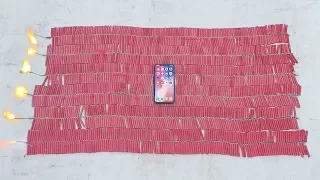 iPhone X vs 10 000 Firecrackers!