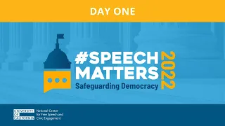 #SpeechMatters 2022 - Day 1 - 4/6/22