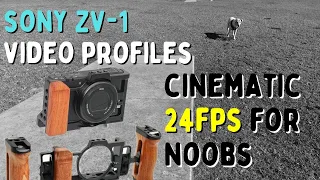 Sony ZV-1 Video Profiles & 24fps Cinematic settings. Good as ZV-1 Mark II