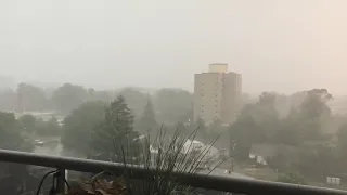 Oakville, Ontario Severe thunderstorm Sunday 19 July 2020