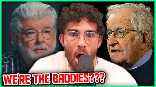 George Lucas Based Star Wars on the Vietnam War | Hasanabi Reacts to Noam Chomsky