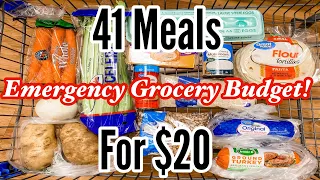 41 MEALS FOR $20 | EMERGENCY GROCERY BUDGET MEAL PLAN IDEAS | JULIA PACHECO