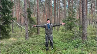 Maikel ja Erjo õhtusel forellipüügil (1h matk allavoolu, jääme hilja peale, pirukad)