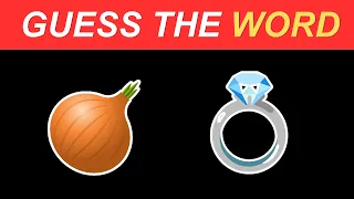 Can You Guess The WORD By Emoji ?🤔| Guess The Emoji