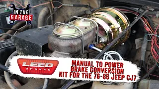 LEED Brakes Manual to Power Brake conversion Kit - Features and Benefits