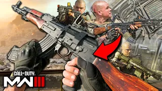 Matt Damon AK-47 & Chemrail Loadout Gunplay from Elysium - Modern Warfare 3 Multiplayer Gameplay