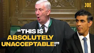 Speaker Lindsay Hoyle rages at Rishi Sunak for breaking House of Commons rules