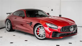 Designo Cardinal Red on Black w/ Silver 2019 Mercedes-Benz AMG GT R