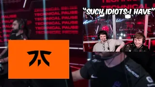 Fnatic Coach Said : "Fu**ing Idiots On My Team Man" | Sliggy Reacts