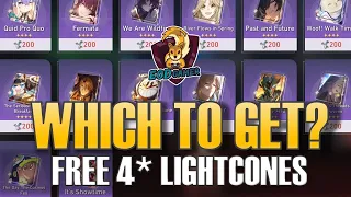 [UPDATED] Which Free 4* Lightcone to Prioritize in Honkai Star Rail 2.0 (Light Cone Manifest Shop)