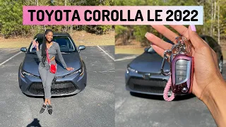 I BOUGHT A BRAND NEW CAR AT 22  💙 | 2022 TOYOTA COROLLA LE CVT CELESTITE GRAY + CAR TOUR