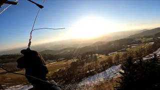 2024 01 28 Paragliding  - Rašovka s Anetkou a Buddym