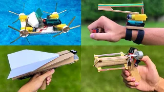 4 Amazing DIY Toys | Awesome Ideas from DC Motor | DIY INVENTIONS