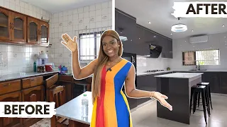 EPIC KITCHEN MAKEOVER FROM START TO FINISH : STYLE & DECORATE MY NEW KITCHEN WITH ME | FUMMEEE