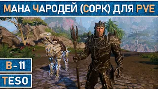 TESO: Мана чародей (Сорк) для PVE. Черный лес. Доступные вещи. Хороший урон. Очень подробный разбор.