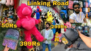 Cheapest Market In Mumbai | Bandra Linking Road | Wholesale Price Bags,Teddy,Girls Accessories