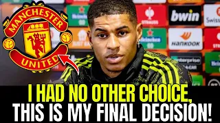 🔥UNEXPECTED BOMB! RASHFORD LAST MINUTE DECISION SHOCKS EVERYONE! HE IS OUT? MAN UTD NEWS