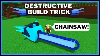 DESTRUCTIVE Build Trick!! In Build A Boat For Treasure ROBLOX