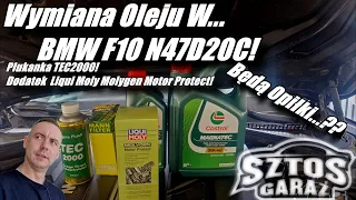 Wymiana Oleju W BMW F10 N47D20C - Płukanka Tec2000 Oraz Dodatek Liqui Moly Molygen Motor Protect!