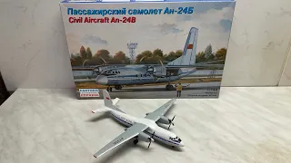 Сборка АН-24Б от Восточного Экспресса в 1/144