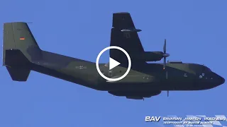 Transall C-160D - German Air Force 50+66 - landing at Landsberg Air Base